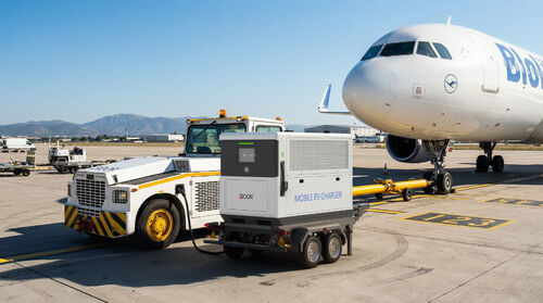 Últimas notícias da empresa sobre Resposta Rápida à Demanda Temporária de Energia: Como a Recarga Móvel da Door Energy Apoia Canteiros de Obras de Aeroportos
