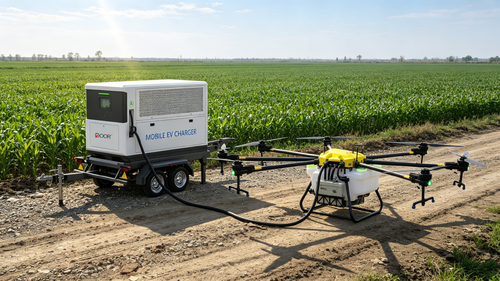 Últimas notícias da empresa sobre How Mobile EV Charger Systems Support Drone Operations When the Power Grid Fails