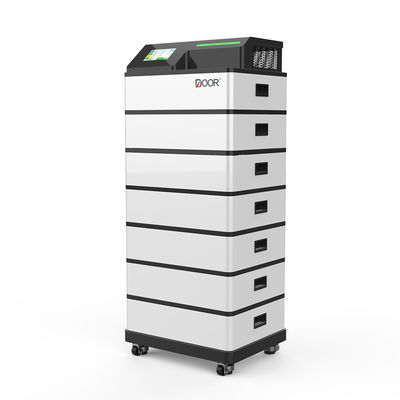 Bom preço. Armazenamento de bateria empilhável inteligente de 40KW LiFePO4 Armazenamento de energia doméstica empilhada on-line