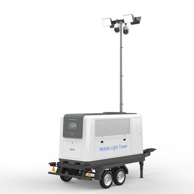 Bom preço. 100000LM 1KW Mobile Light Tower Surveillance Mobile Light Mast Com Carregador on-line